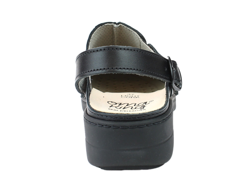 OmaKing Loosu Classic leather clogs Black