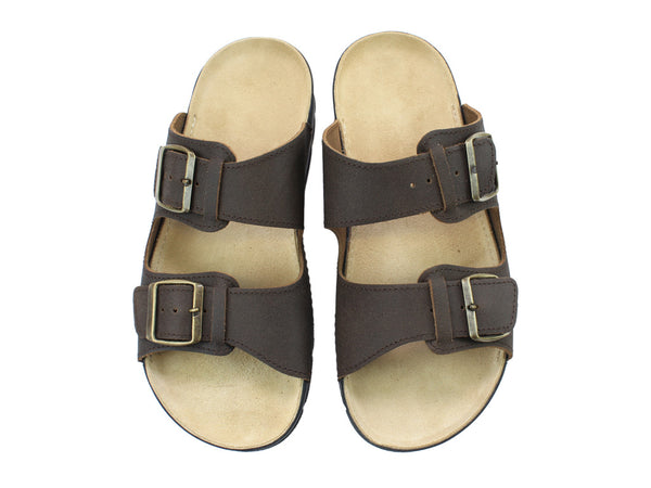 OmaKing Men's Classic leather sandals Märdi Rustic Brown