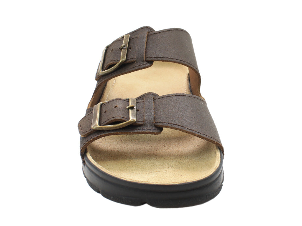 OmaKing Men's Classic leather sandals Märdi Rustic Brown