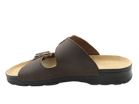 OmaKing Men's Classic leather sandals Märdi Rustic Brown