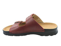 OmaKing Narva Classic leather sandals Bordeaux