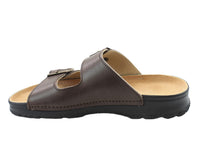 OmaKing Narva Classic leather sandals Dark Brown