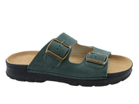 OmaKing Narva Classic leather sandals Green