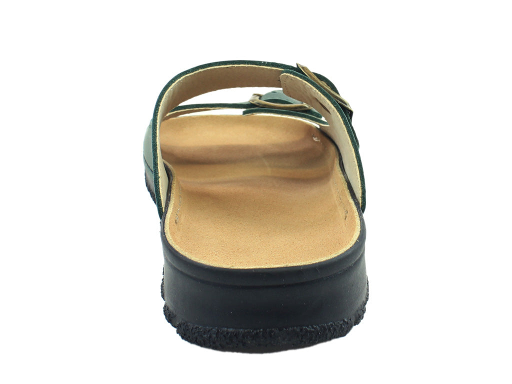 OmaKing Narva Classic leather sandals Green