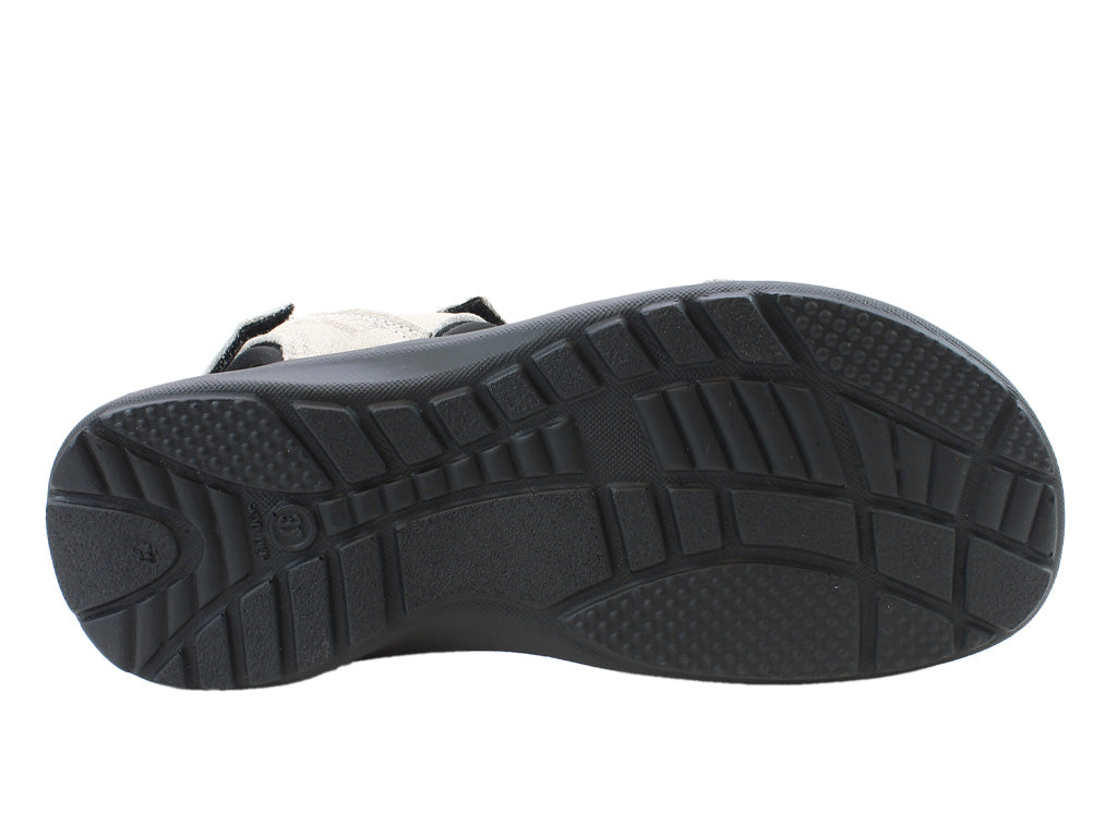 OmaKing leather walking sandals Elva Grey