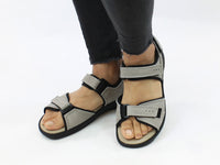 OmaKing leather walking sandals Elva Grey