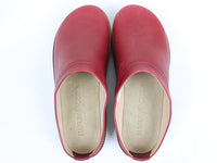 Haflinger Leather Clogs Travel Red (Second Quality)