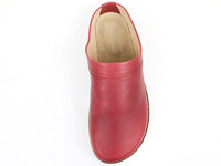 Haflinger Leather Clogs Travel Red (Second Quality)