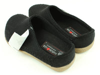 (Second Quality) Haflinger Clogs Blizzard Credo Black