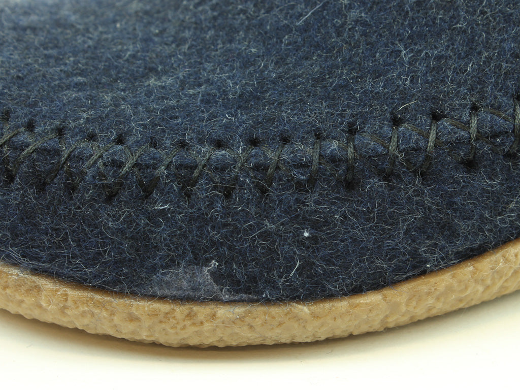 (Second Quality) Haflinger Clogs Blizzard Credo Kapitan Blue