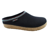 (Second Quality) Haflinger Clogs Grizzly Franzl Black