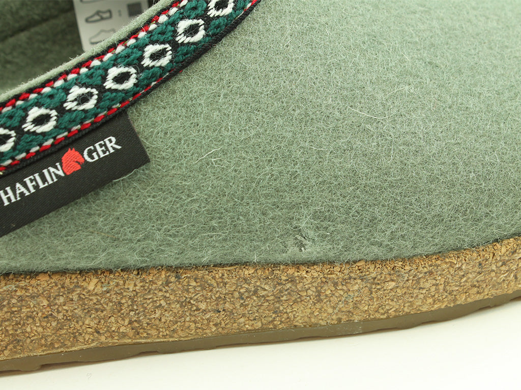 (Second Quality) Haflinger Clogs Grizzly Franzl Kiwi