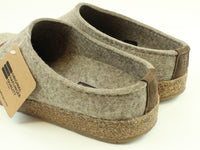 (Second Quality) Haflinger Clogs Grizzly Hiking Torf