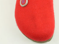 (Second Quality) Haflinger Clogs Grizzly Kanon Coral