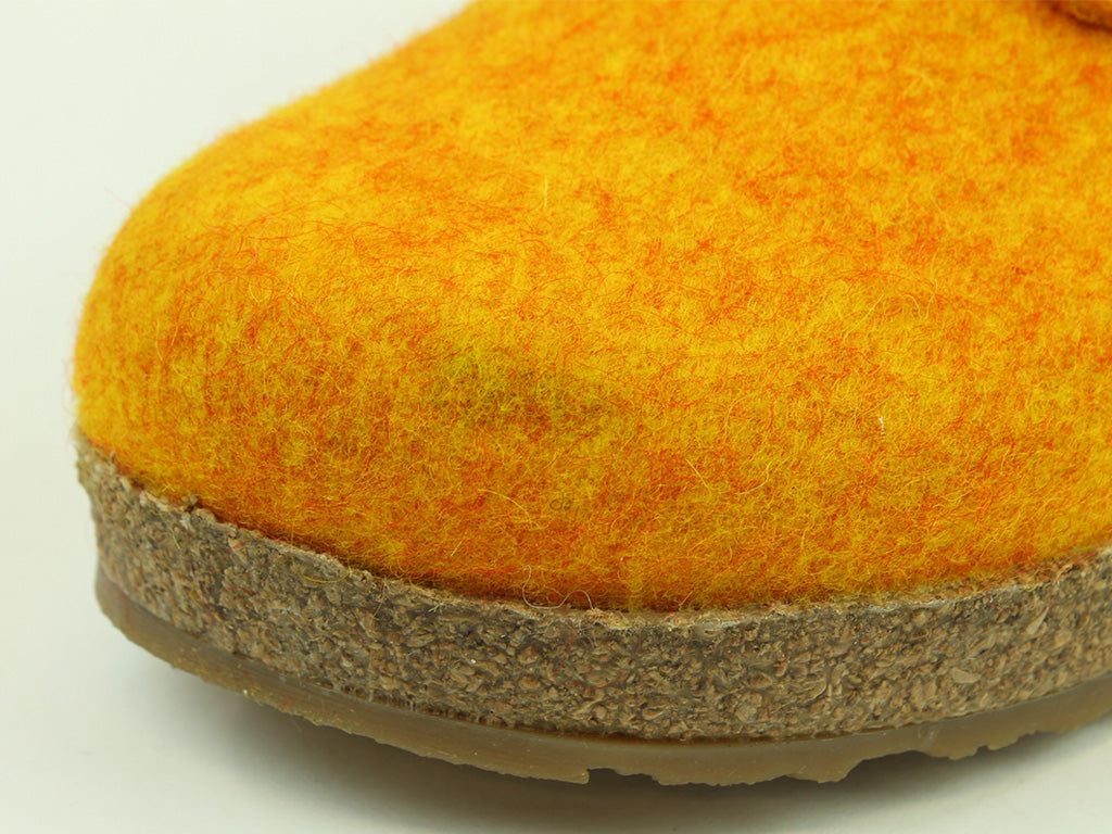 (Second Quality) Haflinger Clogs Grizzly Kanon Yellow