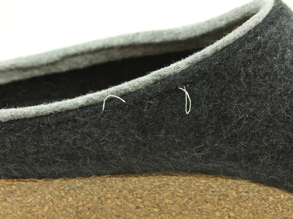 (Second Quality) Haflinger Clogs Grizzly Kris Graphite