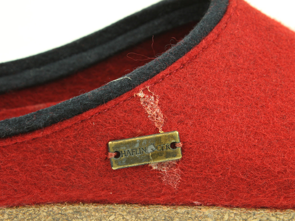 (Second Quality) Haflinger Clogs Grizzly Kris Paprika