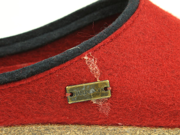 (Second Quality) Haflinger Clogs Grizzly Kris Paprika