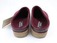 (Second Quality) Haflinger Clogs Grizzly Torben Bordeaux 309