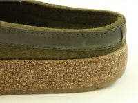 (Second Quality) Haflinger Clogs Grizzly Torben Olive