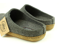 (Second Quality) Haflinger Felt Slippers Emil Anthracite