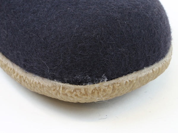 (Second Quality) Haflinger Slippers Blizzard Visby Navy