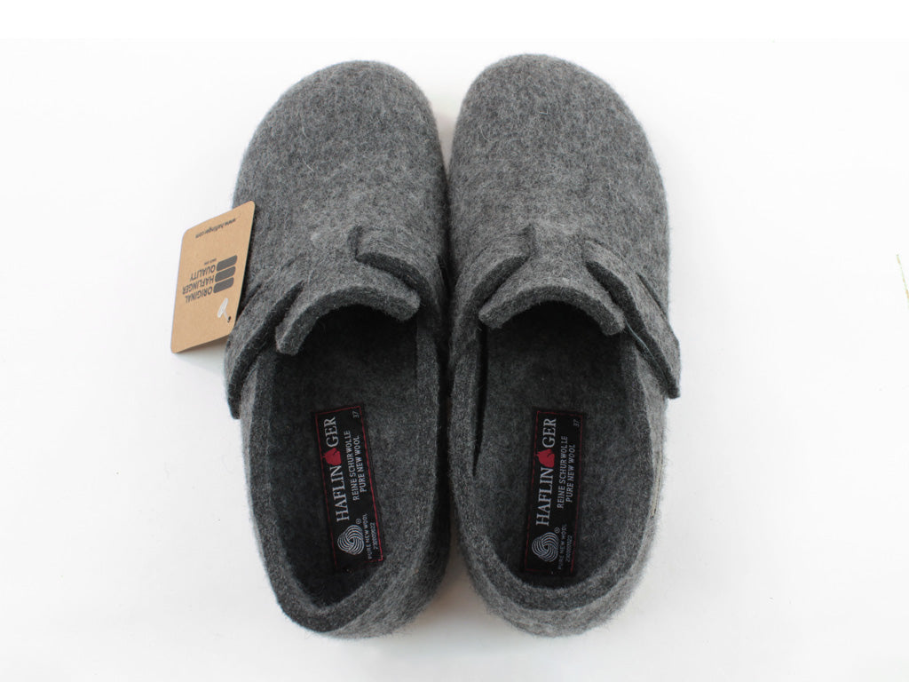 (Second Quality) Haflinger Slippers Everest Focus Anthracite