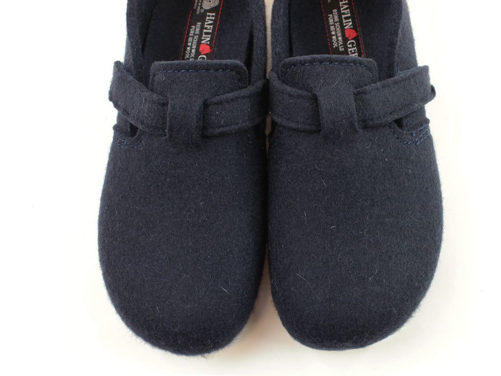 (Second Quality) Haflinger Slippers Everest Focus Navy