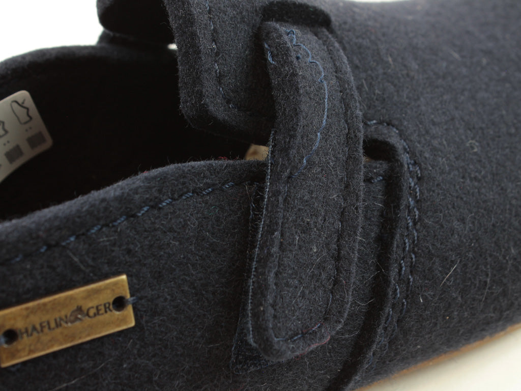 (Second Quality) Haflinger Slippers Everest Focus Navy