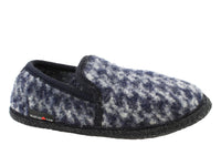 (Second Quality) Haflinger Slippers Loafer Pepitko Ocean