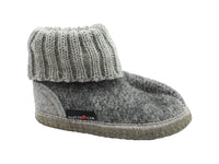 Size 25/UK8 only - Haflinger Children's slippers 1898 Grey