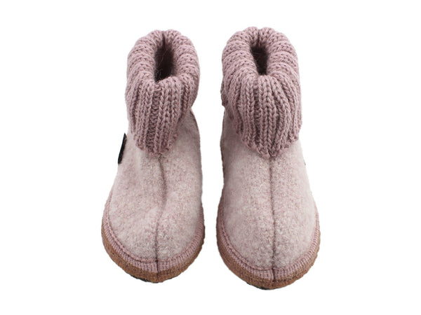 Size 25/UK8 only - Haflinger Children's slippers 1898 Rose