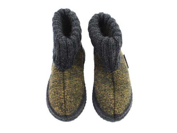 Size 25/UK8 only - Haflinger Children's slippers 1898 Senf