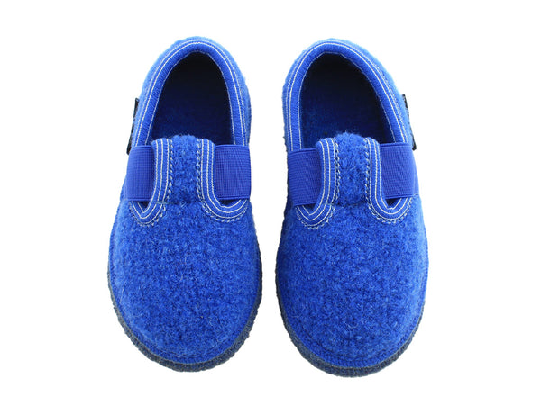 Size 25/UK8 only - Haflinger Children's slippers Joschi Cobalt
