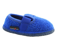 Size 25/UK8 only - Haflinger Children's slippers Joschi Cobalt