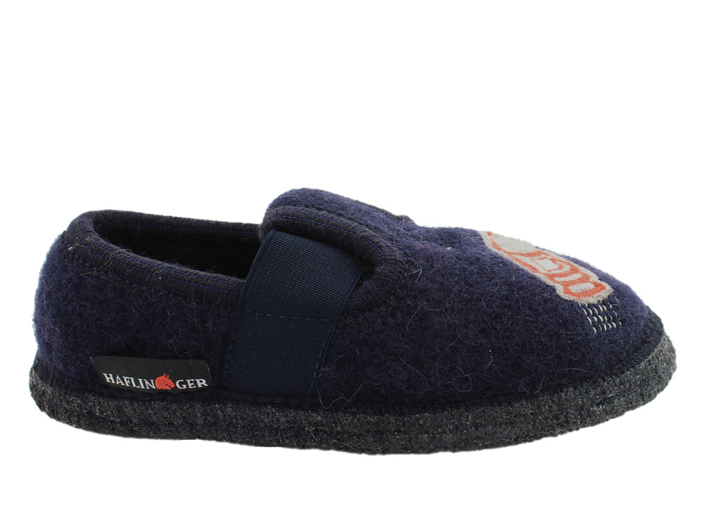 Size 25/UK8 only - Haflinger Children's slippers Space Ocean