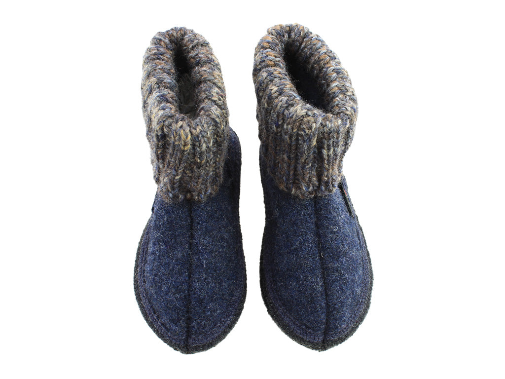 Size 25/UK8 only - Haflinger Children's slippers Tricoté Jeans