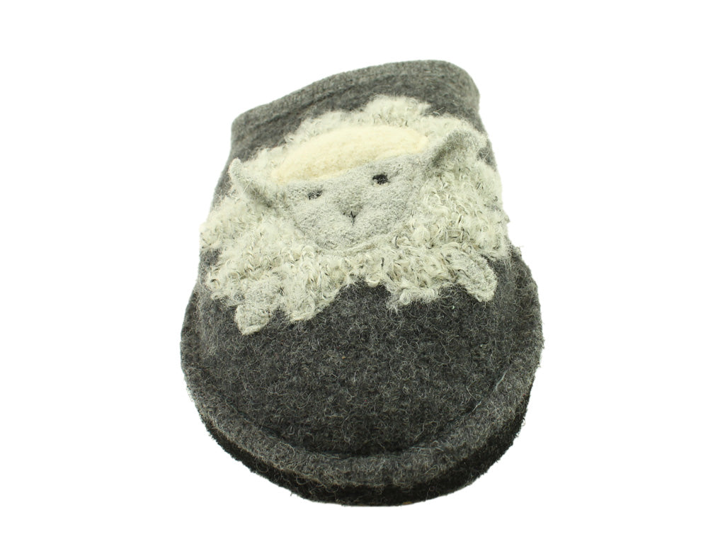 Size 37/UK4 only - Haflinger Slippers Flair Lamby Anthracite