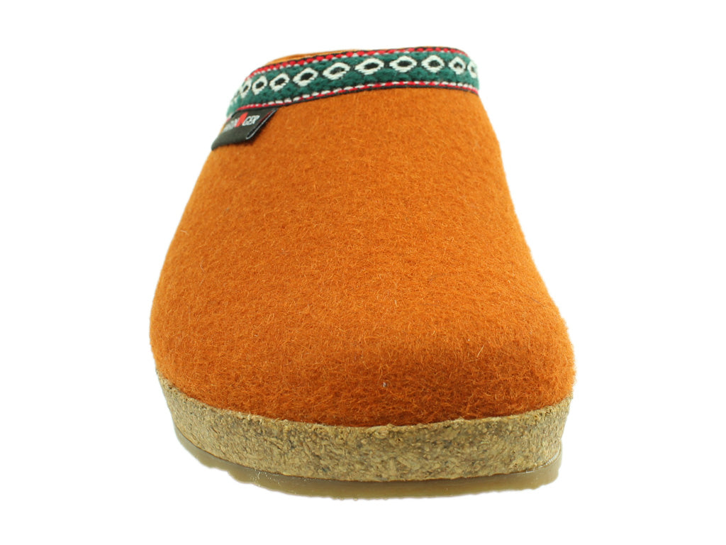 Size 38/UK5 only - Haflinger Clogs Grizzly Franzl Pumpkin