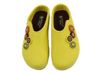 Size 38/UK5 only - Haflinger Clogs Grizzly Kanon Light Yellow