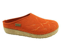 Size 38/UK5 only - Haflinger Clogs Grizzly Mikado Fox