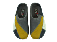 Size 38/UK5 only - Haflinger Clogs Grizzly Patchwork Asphalt