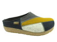 Size 38/UK5 only - Haflinger Clogs Grizzly Patchwork Asphalt
