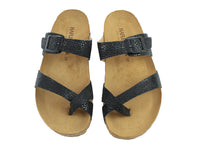 Size 38/UK5 only - Haflinger Sandals Juno Black Raie