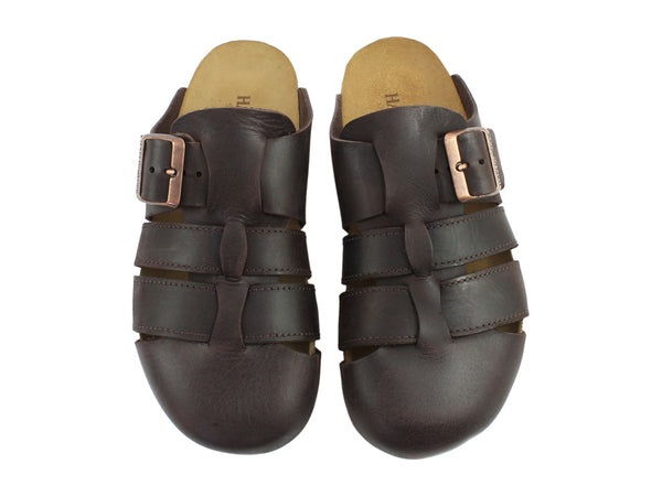 Size 38/UK5 only - Haflinger Sandals Lisboa Brown