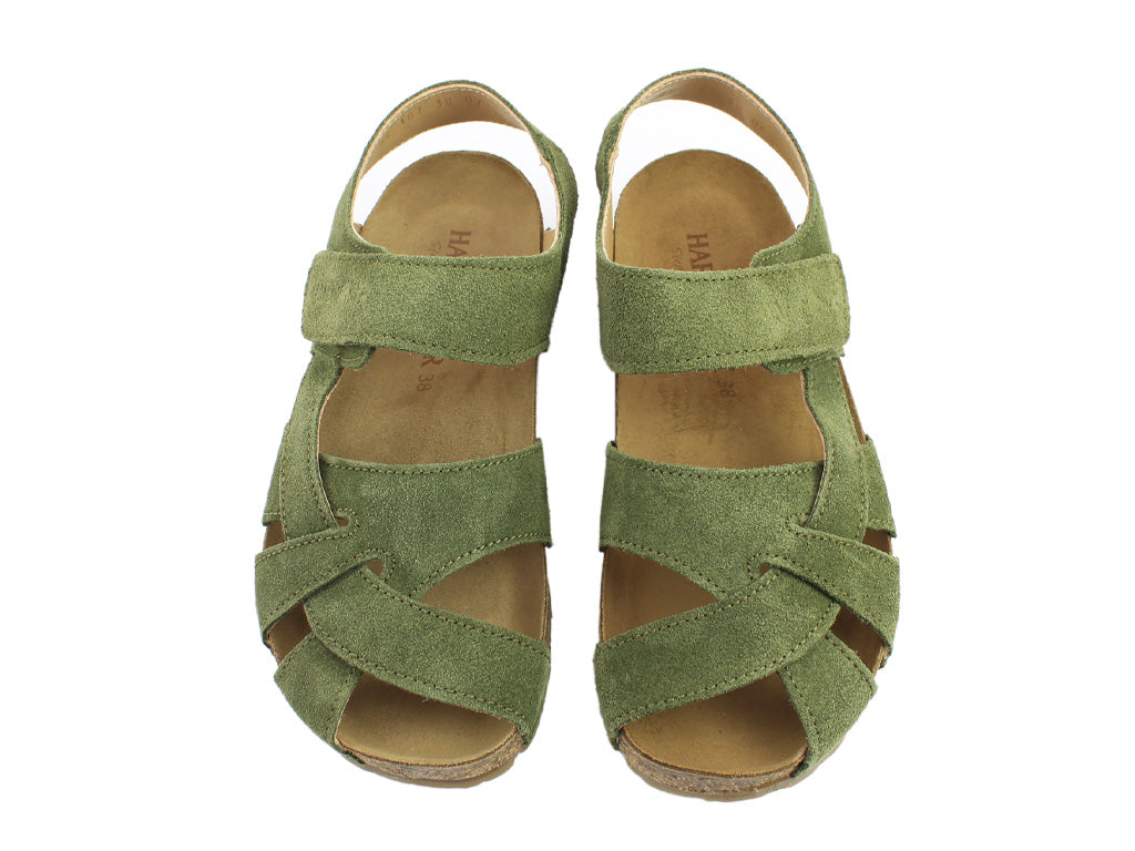 Size 38/UK5 only - Haflinger Sandals Norma Green