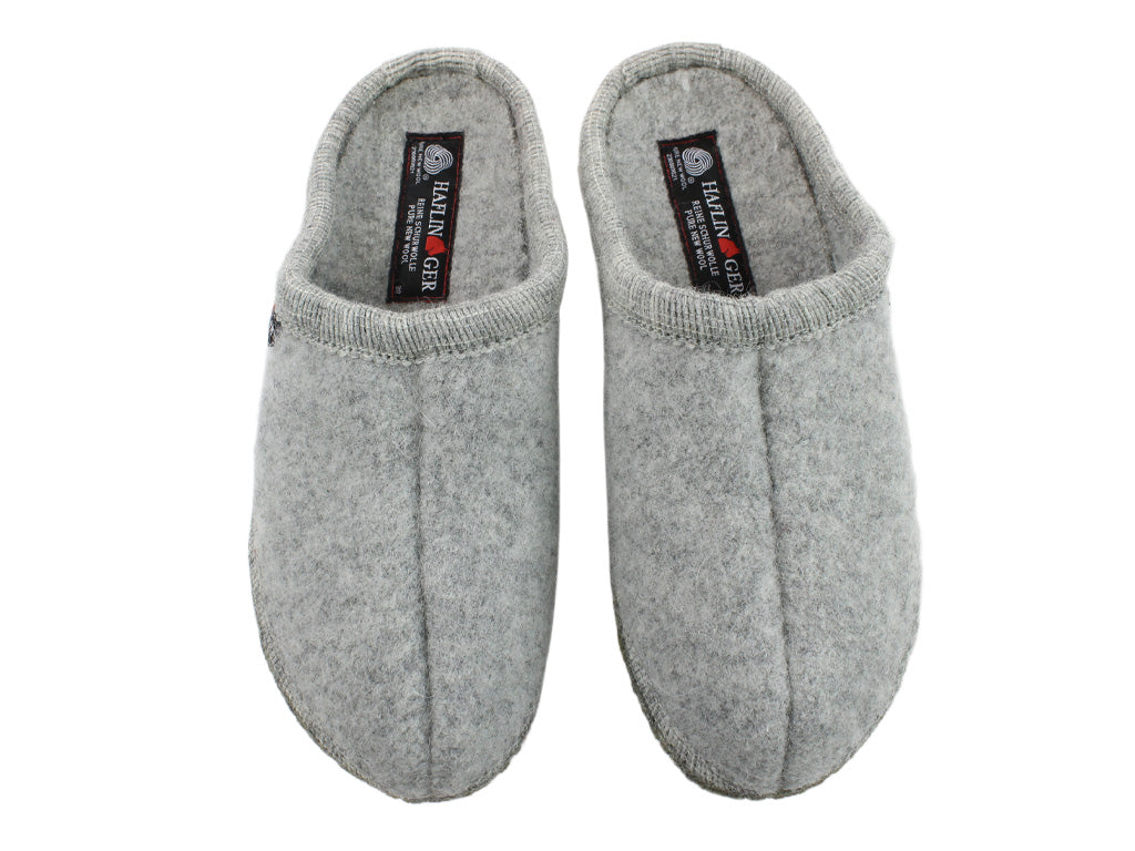 Size 38/UK5 only - Haflinger Slippers Alaska Grey