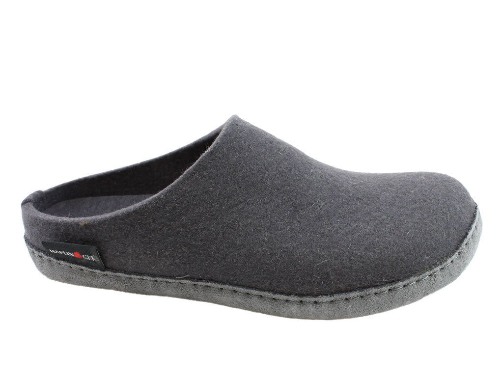 Size 38/UK5 only - Haflinger Slippers Emil Asphalt