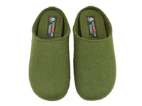Size 38/UK5 only - Haflinger Slippers Everest Fundus Olive