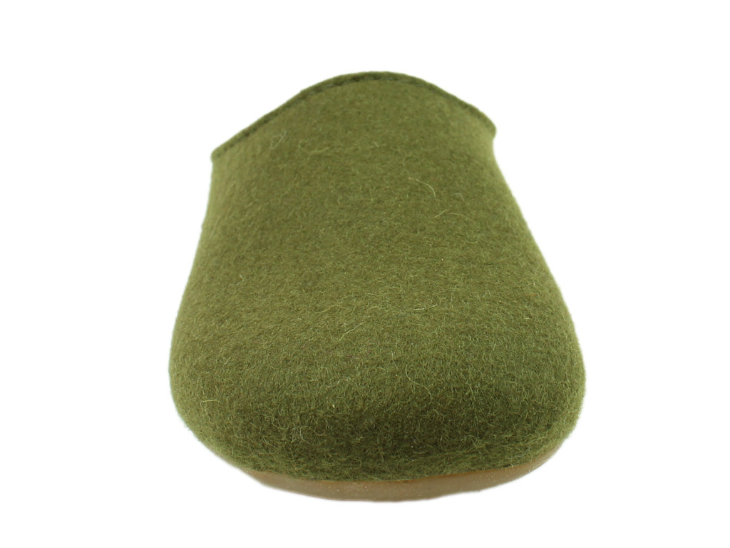 Size 38/UK5 only - Haflinger Slippers Everest Fundus Olive